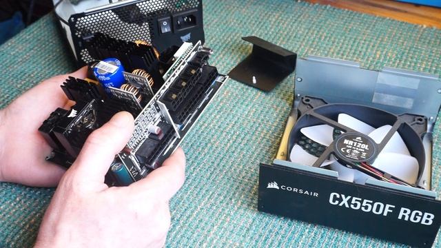 Обзор начинки БП Corsair CX550F RGB
