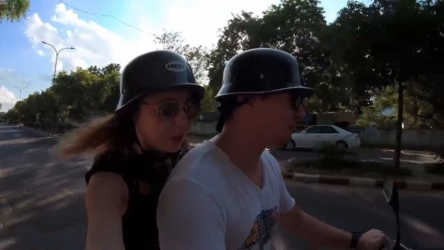 Мьянма. 1 день в Багане. Отель Sky View. Аренда электробайков. Кафе в Багане