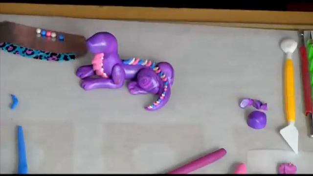 Polymer Clay Dragon Sculpting Timelapse