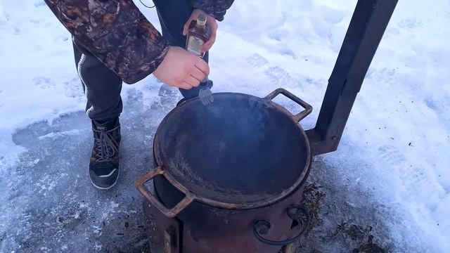 Правильный обжиг чугунного саджа