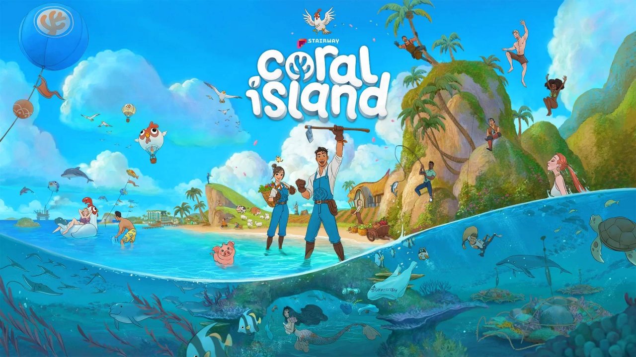 СТРИМ ИГРЫ Coral Island‖ НАЧИНАЕМ ЧИСТИТЬ ОСТРОВ