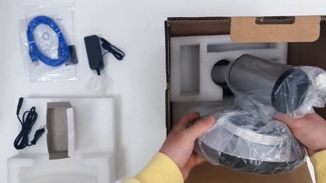 CleverCam 1220U3HS POE Silver: Распаковка PTZ-камеры для видеоконференций