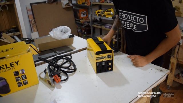 SOLDADORA INVERTER STANLEY! UNBOXING