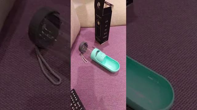 Легкая бутылочка для воды для домашних животных, кошек, собак, с фильтром с Алиэкспресс