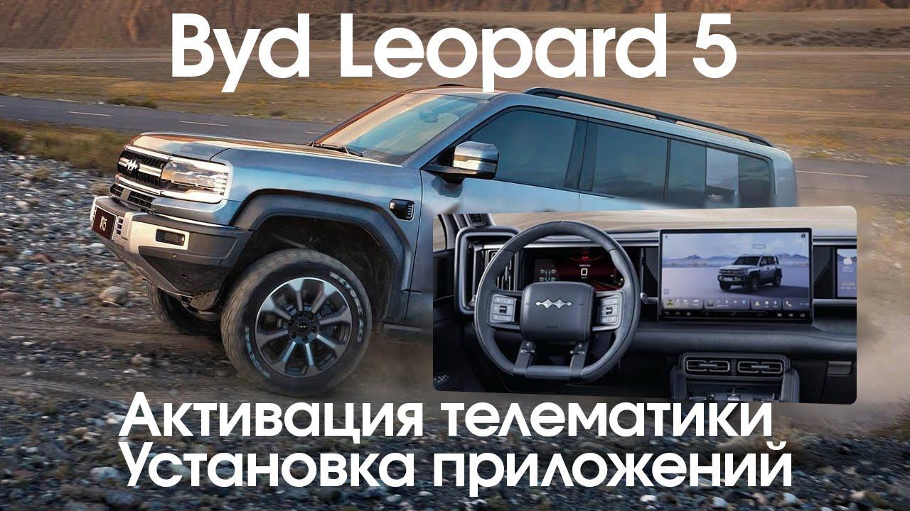 BYD Leopard 5 - установка магазина приложений на оба экрана, Sim