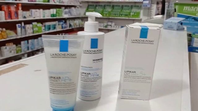 البشرة الجافة والوقاية من الكزيما والحكة لاروش la roche posayبوزاي lipkar syndet ap ,baume  ,lait