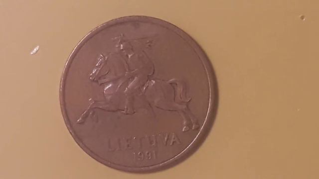50 центов 1991 Литва ( 50 centu 1991 Litva)