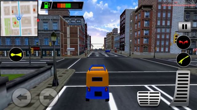 Modern Tuk Tuk Rickshaw Driving - City Mountain Auto Driver - Android GamePlay