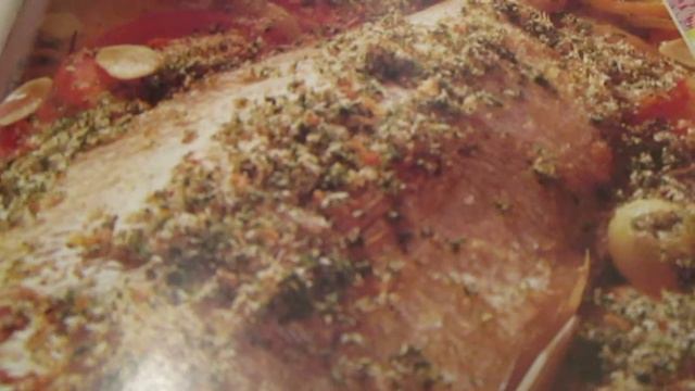 Печеная макрель.Baked mackerel.