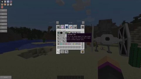 Как скрафтить световой меч в майнкрафт ?