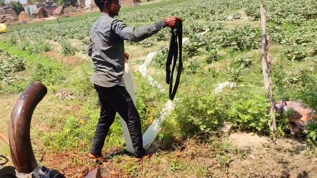 Water engine Pump Set | Farming Machine | 5 inch Plastic Sinchai Pipe | सिंचाई करने का देसी जुगाड़