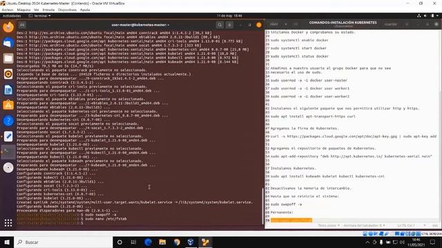 1 INSTALACIÓN DE KUBERNETES Y CREACIÓN DE UN CLÚSTER DE TRES NODOS, por Antonio Manuel Lorente