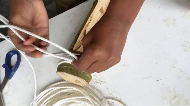 BAMBOO Hanging planter | Syngonium plant