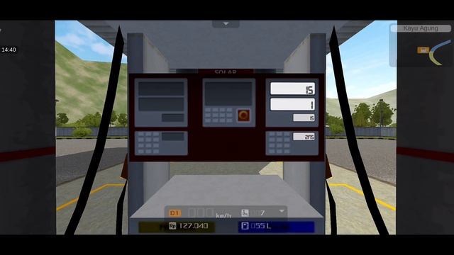 KIA Granbird Bus Simulator Indonesia PalembangBandar-Lampung  Explorando Mapa3