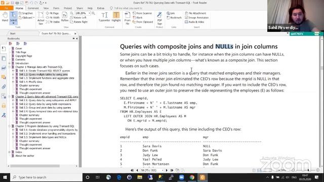 Microsoft Certification Exam 70-761 preparation Part 2