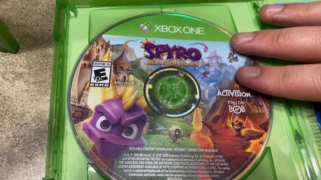 Spyro Reignited Trilogy Xbox One Reissue Tutorial All 3 Games On Disc!