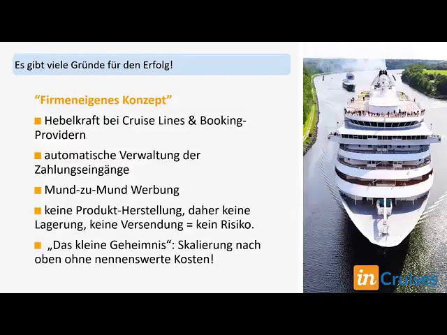 Präsentation von In cruises auf Deutsch