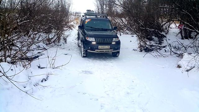 Преодоление замерзшего брода