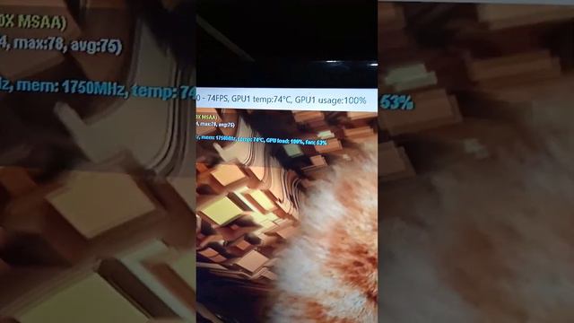 FurMark на RX580 показывает RX480