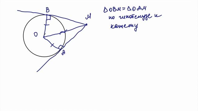 8 класс. Касательная к окружности