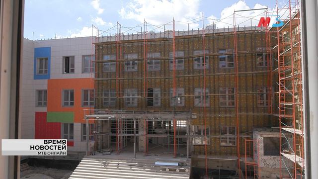 В Волгограде продолжается строительство школы на 1224 места