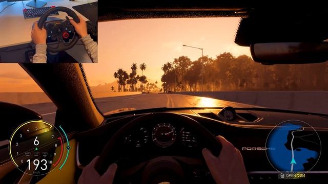 Porsche 911 Carrera 4s - The Crew Motorfest (Steering wheel + shifter gameplay)