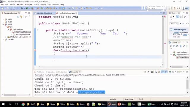 Học Lập Trình Android - Bài 5 : String (Chuỗi) Và Array (Mảng)