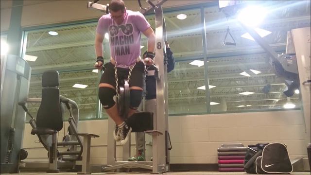 525x1 Squat 130 lb Strict Competition Curl