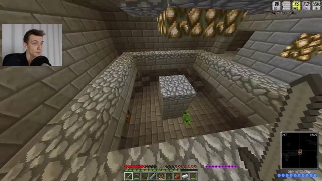 Майнкрафт / выживание с модами / приключения и первый данж #1