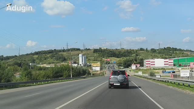 Нижний Новгород 🚙 поехали дорога от ЖК «Анкудиновский парк» к улице Академика Сахарова