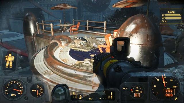 Fallout 4 Часть 140 DLS Nuka World  Зачистил район Звёздного диспетчера