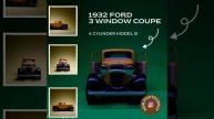 1932 FORD 3 WINDOW COUPE