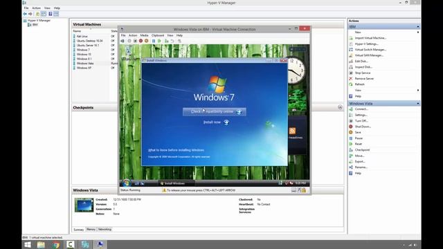 Upgrade to Windows 7 from Windows Vista
