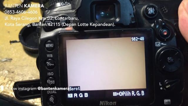 Servis Perbaikan Kamera Nikon D7000 Error