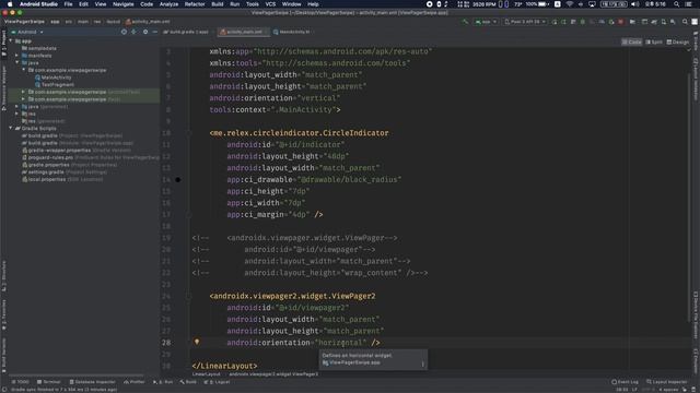 ViewPager1 프로젝트를 ViewPager2 프로젝트로 변환하기::Android Studio에서 Kotlin으로#08