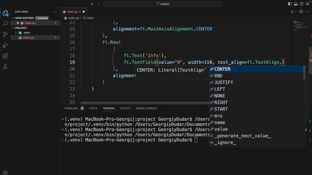 Изучение Python UI (GUI Apps) / #2 – Библиотека Python Flet для UI дизайна приложений