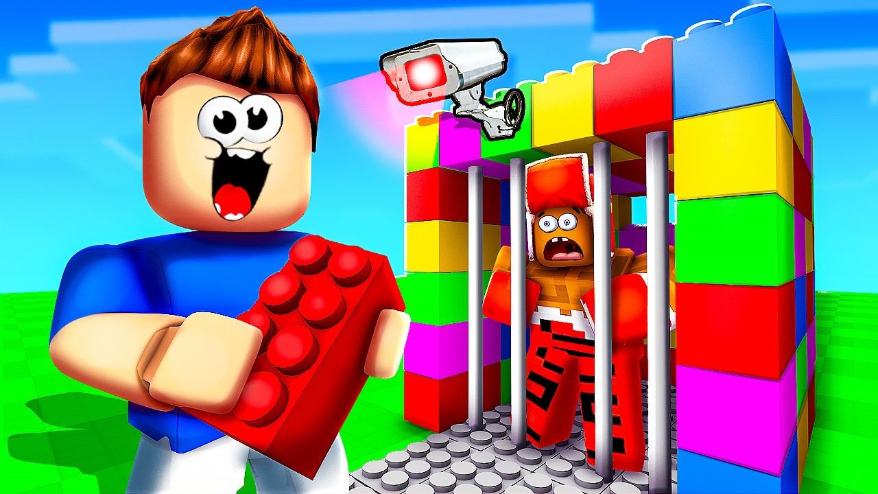 ВОТ ЗАЧЕМ Я Построил КРЕПКУЮ ЛЕГО Тюрьму в Роблокс! Симулятор LEGO Roblox