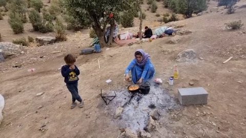 The owner continues to build a cottage in the mountains