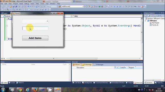 Visual Basic .NET Tutorial 43 - How to use a combobox Visual Basic .NET