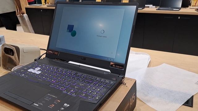 Asus tuf gaming laptop A15 Unboxing and setup