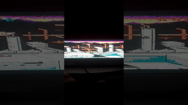 Игра с 8 битной приставки SUPER CONTRA.
