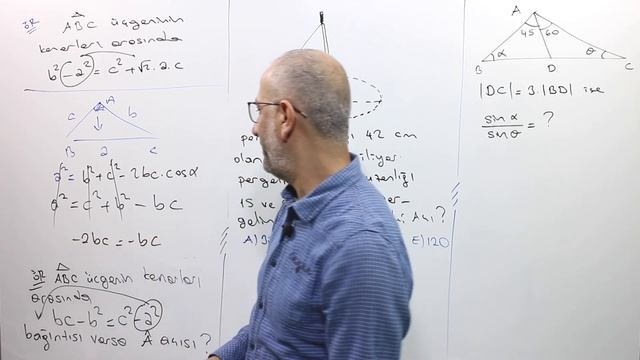 TRİGONOMETRİ 3/6 | SİN COS TEOREMİ VE ALAN FORMÜLÜ | 11.SINIF 3/4