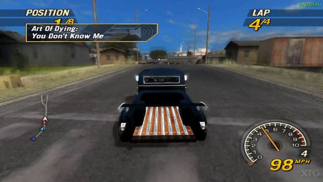 FlatOut: Head On PSP Gameplay HD PPSSPP
