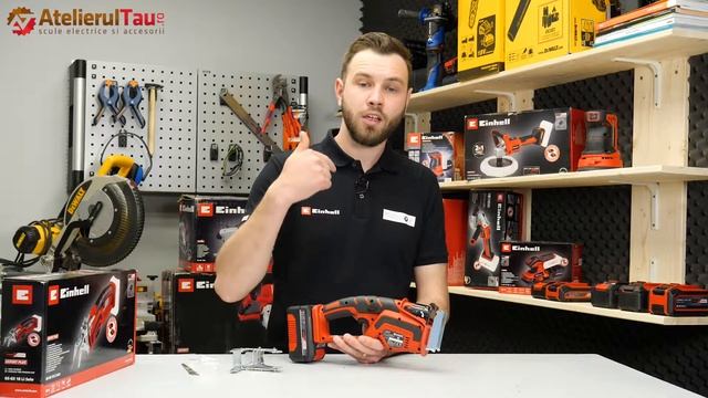 Einhell GE-GS 18 Li PXC - Fierastrau sabie, Li-Ion, 18 V, - Ah - Prezentare&Test in sarcina