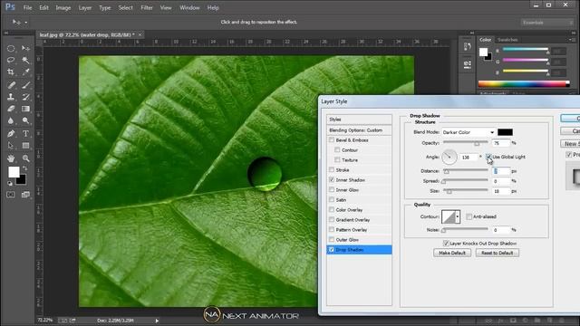 Photoshop Tutorial : How to make Realistic water drops in Photoshop