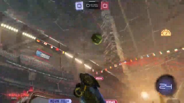 Rocket League Best Moments 2 (playing with Bronze 3 Smurf) Part 2