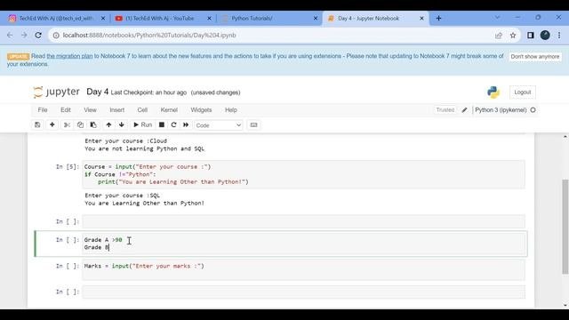 Conditional Statements in Python  In Telugu  TechEd With Aj