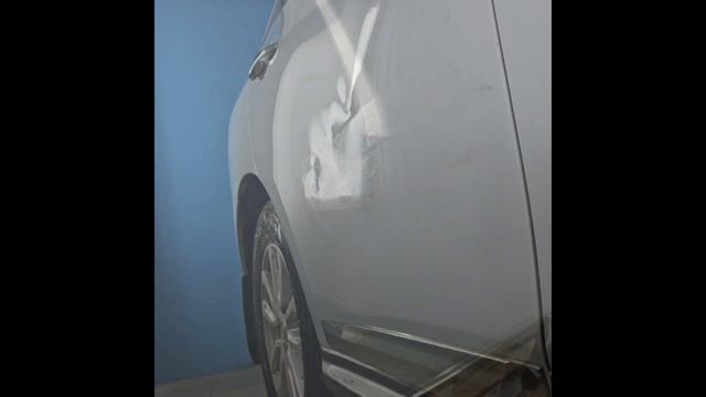 Ремонт двери Nissan Pathfinder без покраски