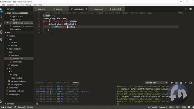 9 sass control directives part 2 @for