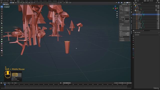 11. Creating Low Poly Underwater Plants
